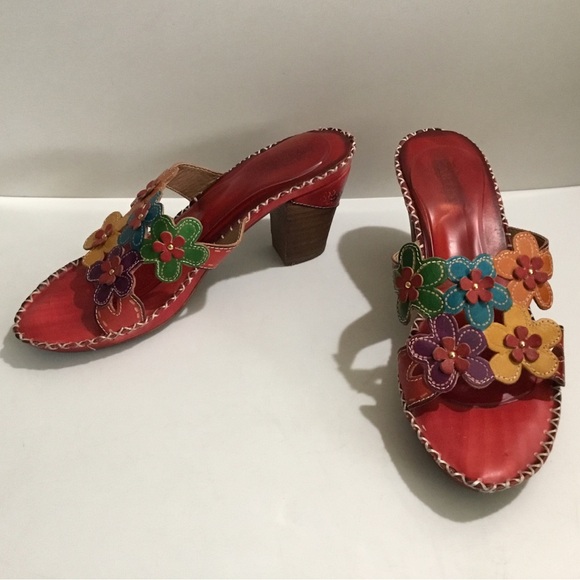 L’ARTISTE Spring Step ‘Palmetto’ leather sandals - Picture 3 of 16